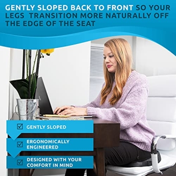 Ergonomic Donut Pillow for Tailbone Pain Relief Comfort