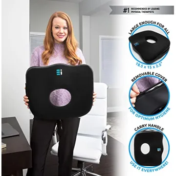 Ergonomic Donut Pillow for Tailbone Pain Relief Comfort