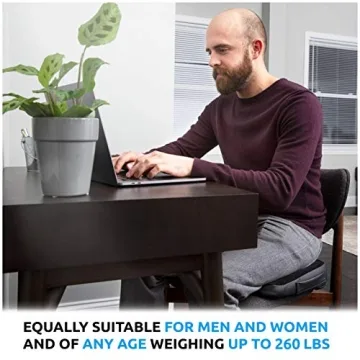 Ergonomic Donut Pillow for Tailbone Pain Relief Comfort