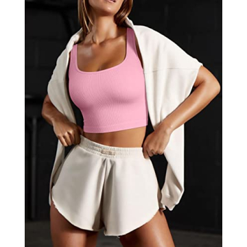 Shop OQQ Women's Stylish Ribbed Tank Tops for Summer