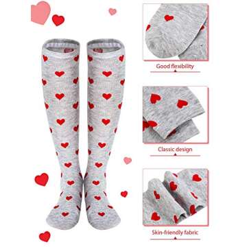 Shop Heart Knee Socks for Valentine’s Day Fashion