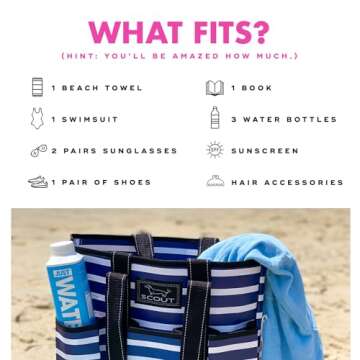 SCOUT Pocket Rocket - Work Tote Bags For Women - 6 Exterior Pockets - Large Tote Travel Bag, Nurse Bag, Teacher Bag, Mom Bag