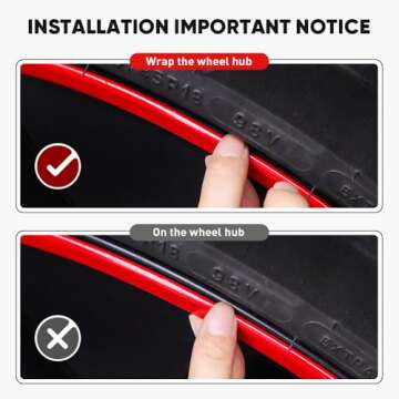 EVOOOR Alloy Wheel Rim Protector - Stylish & Durable