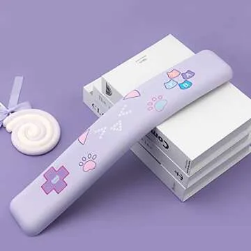 GeekShare Cute Wrist Rest Support Mouse Pad Set- Non-Slip Rubber Base and Lightweight Memory Foam Wrist Rest for Keyboard and Mouse, Perfect for Gaming,or Home Office Work(Mousepad & Wrist Rest)