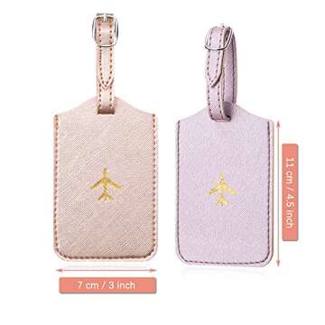 Chic Passport Holder and Luggage Tag Set for Travelers