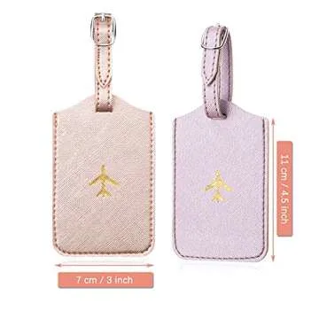 Chic Passport Holder and Luggage Tag Set for Travelers