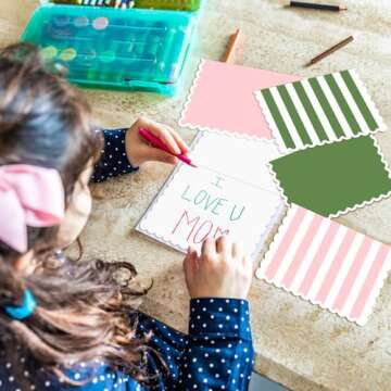 AZAZA 48 Pack Blank Cards & Envelopes for Celebrations