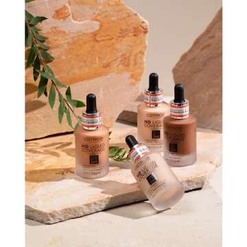 Catrice | HD Liquid Coverage Foundation | High & Natural Coverage | Vegan & Cruelty Free (010 | Light Beige)