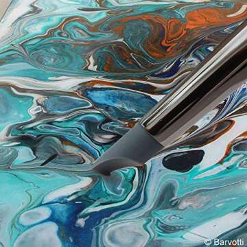 Barvotti 5 Pcs Set of Silicone Color Shapers Tools with Soft Rubber Tip to Paint, Blend, Carve, Smud...