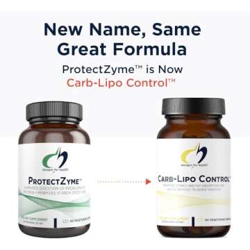 Designs for Health Carb-Lipo Control - Minimize Fat & Starch Absorption (60 Capsules)
