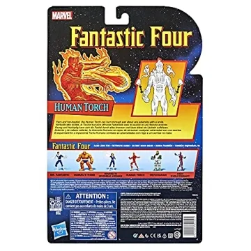 Marvel Human Torch 6-Inch Action Figure with Accessories