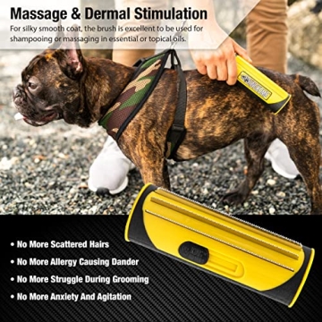 King Kanine Brush Self-Cleaning Grooming Tool for Pets
