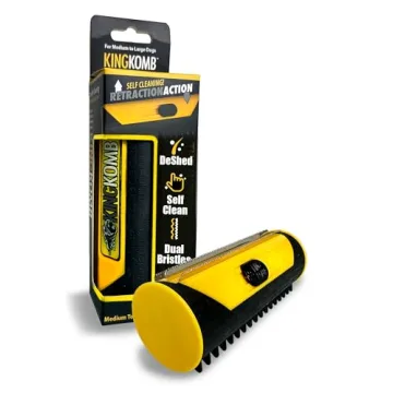 King Kanine Brush Self-Cleaning Grooming Tool for Pets
