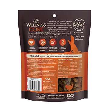 Wellness CORE Tiny Trainers Dog Treats, Natural, Grain Free, 6 oz