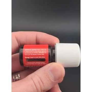 Young Living Raven Essential Oil 5 ml - Cooling Chest & Throat Blend with Ravintsara, Peppermint, Eucalyptus Radiata, Refreshing Blend, Tranquility and Relaxation