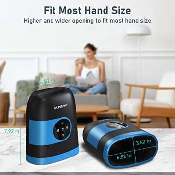 QUINEAR Cordless Hand Massager for Arthritis Relief