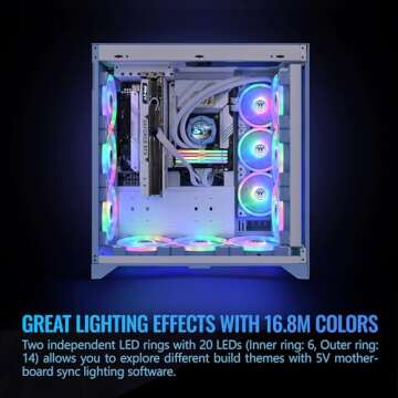 Thermaltake SWAFAN EX 12 ARGB Cooling Fan - Customizable Performance