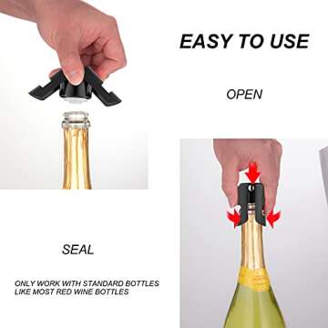 OWO Champagne Bottle Stoppers for Sparkling Wine Preservation