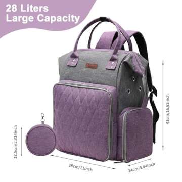 KOKNIT Crochet Bag & Knitting Backpack - Large Capacity Yarn Storage Organizer