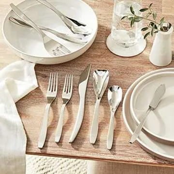 Splendide Isla 45-Piece Flatware Set for Elegant Dining