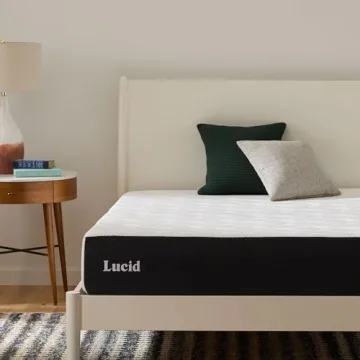 LUCID 10 Inch Memory Foam Mattress - Comfort & Support