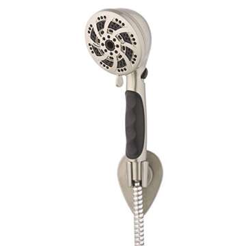 Oxygenics 92481 Fury Hand Held Sprayer Kit - Luxurious Shower Experience, Brushed Nickel