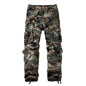 Match Men's Wild Cargo Pants(30,Grayish Green max)