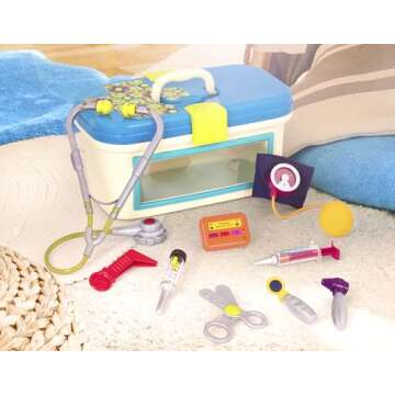 B. toys Doctor Play Set – 10 Piece Medical Kit for Toddlers