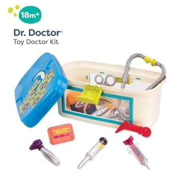 B. toys Doctor Play Set for Kids - 10 Realistic Tools