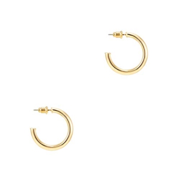 PAVOI 14K Gold Hoop Earrings | Lightweight & Stylish