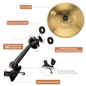 Funny Air Vent Cymbal for All Vehicle Types