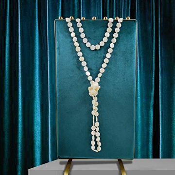 Firstmeet 60'' Long Wrap Statement Necklace for Women