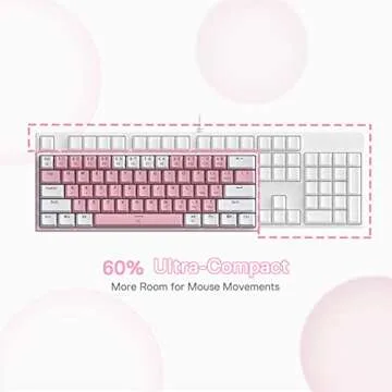 Redragon K617 Fizz RGB Gaming Keyboard 60% Wired