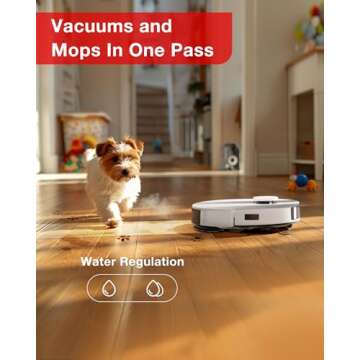 Yeedi C12 Robot Vacuum with 8000Pa Suction and Smart Features