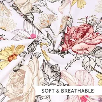 Floral Nursing Pillow Cover for Comfortable Feeding