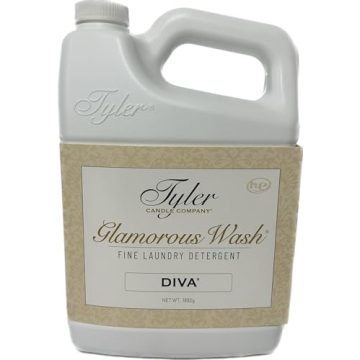 Tyler Glam Wash Laundry Detergent, Diva, Liquid, 64 Fl Oz (Half Gallon) HE Safe