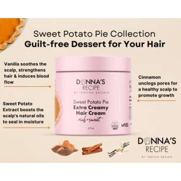 Donna's Recipe Hair Cream - Sweet Potato Pie Nourishing Care