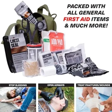 TACTICON V3 Trauma First Aid Kit for Outdoor & Emergency Care