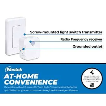 Convenient Wireless Light Switch for Home Use