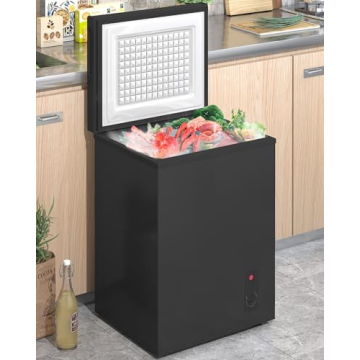 Compact 3.5 Cu Ft Chest Freezer - Muhub Energy Efficient