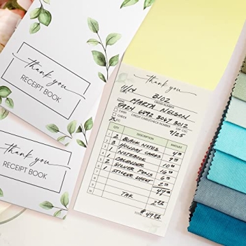 Greenery Thank You Receipt Book Set of 3