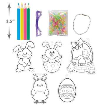 Just Play Shrinky Dinks Easter Kit, 12-Pieces, Kids Art and Craft Activity Set, Kids Toys for Ages 5 Up