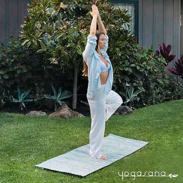 Yogasana Eco-Friendly Hand-Woven Cotton Yoga Mat