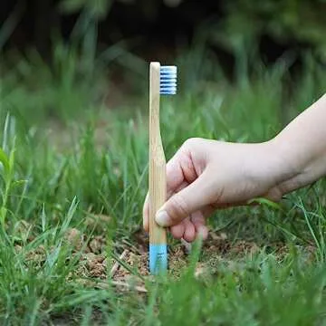 Eco-Friendly Isshah Kids Bamboo Toothbrush for Children