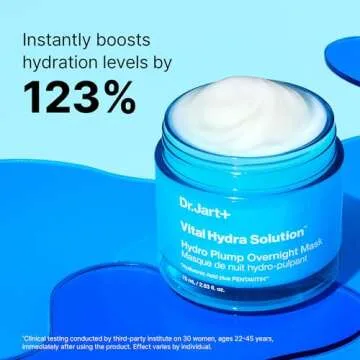 Dr.Jart+ Vital Hydra Solution Hydro Plump Overnight Face Mask with Hyaluronic Acid | Korean Skin Car...