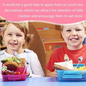 Zhanmai Transport Vehicle Food Picks Set for Bento Box Lunch Box Vehicle Food Bento Picks Cupcake Toppers Forks for Birthday Car Party Automobile Bento Decorations, 6 Styles