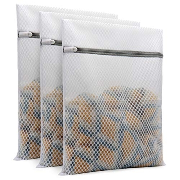Durable Honeycomb Mesh Laundry Bags for Delicates