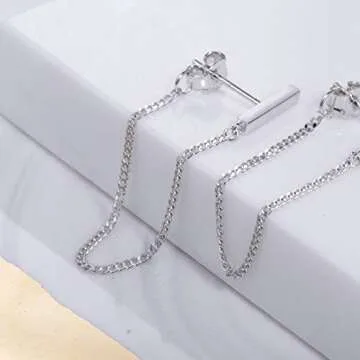 Hypoallergenic Gold Plated Chain Earrings for Women