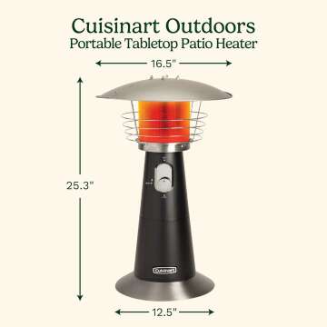 Cuisinart Portable Propane Heater - 11,000 BTU