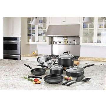 Cuisinart 11-Piece Cookware Set - Nonstick & Durable